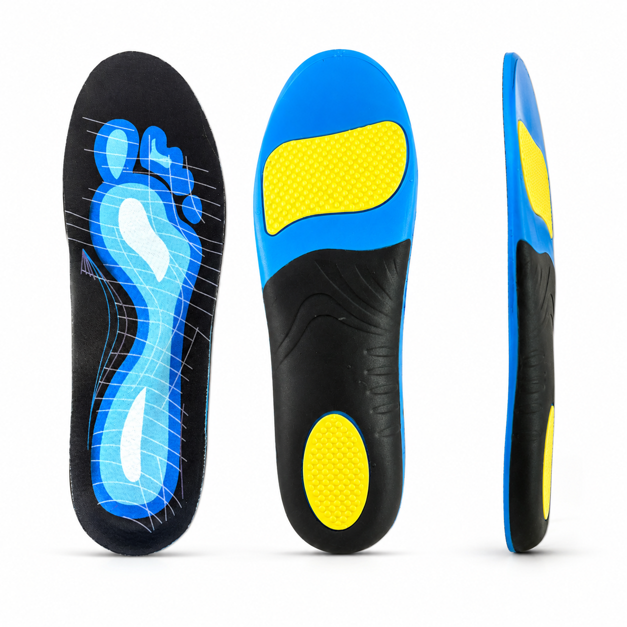 نعل دعم قوس بمخمل + PU/TPU JJ-BG-014 الرياضة والجري insole | Jijia Insole