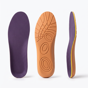 Purple Fabric Leather Comfort Insole — JJ-PF-021