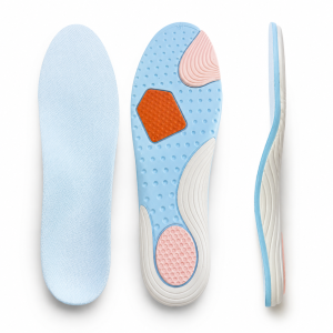 Light Blue EVA Sports Comfort Insole — JJ-LB-011