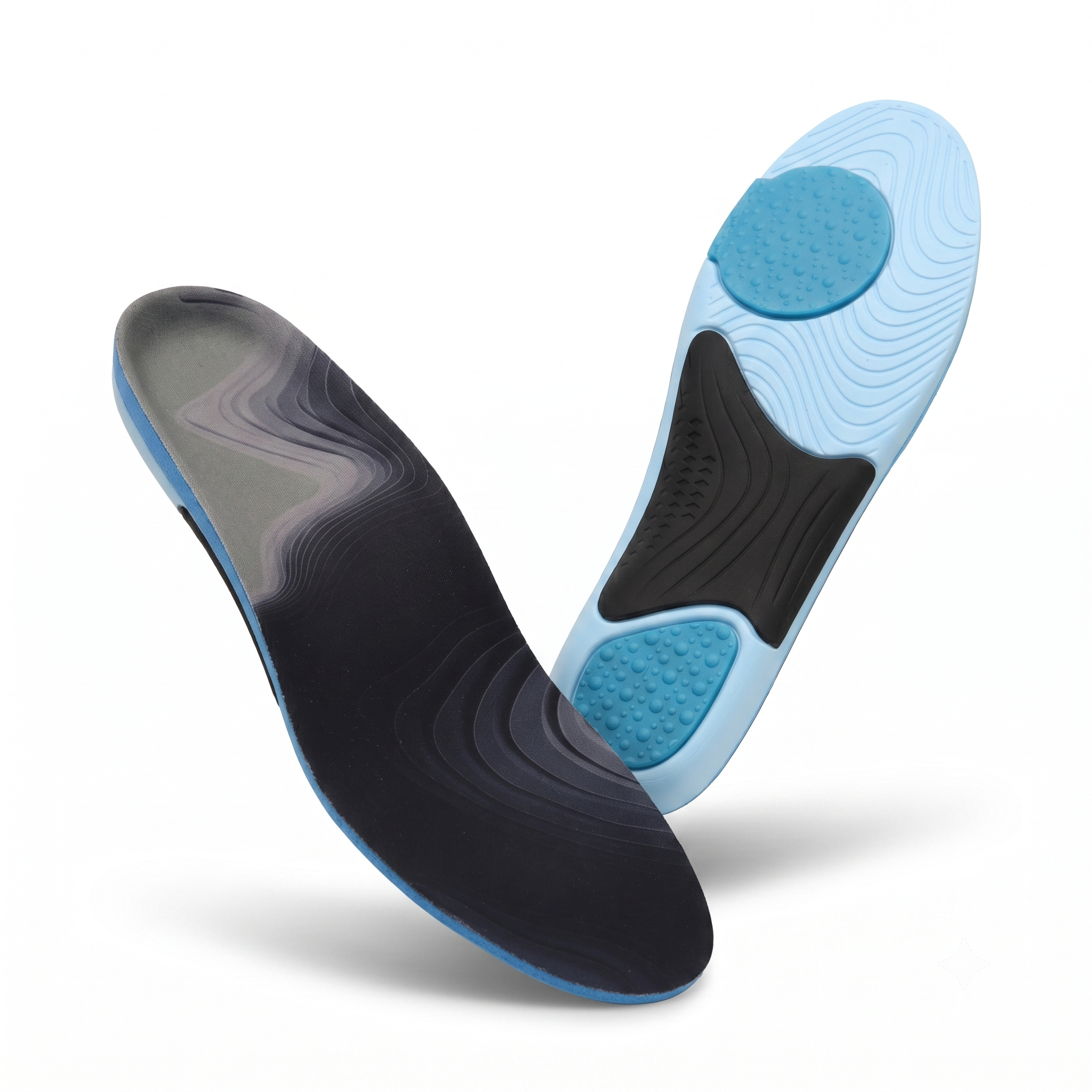 Cyan Blue EVA Cushion Insole