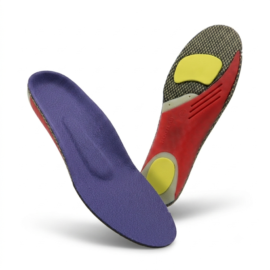 Purple Fabric EVA Sports Insole