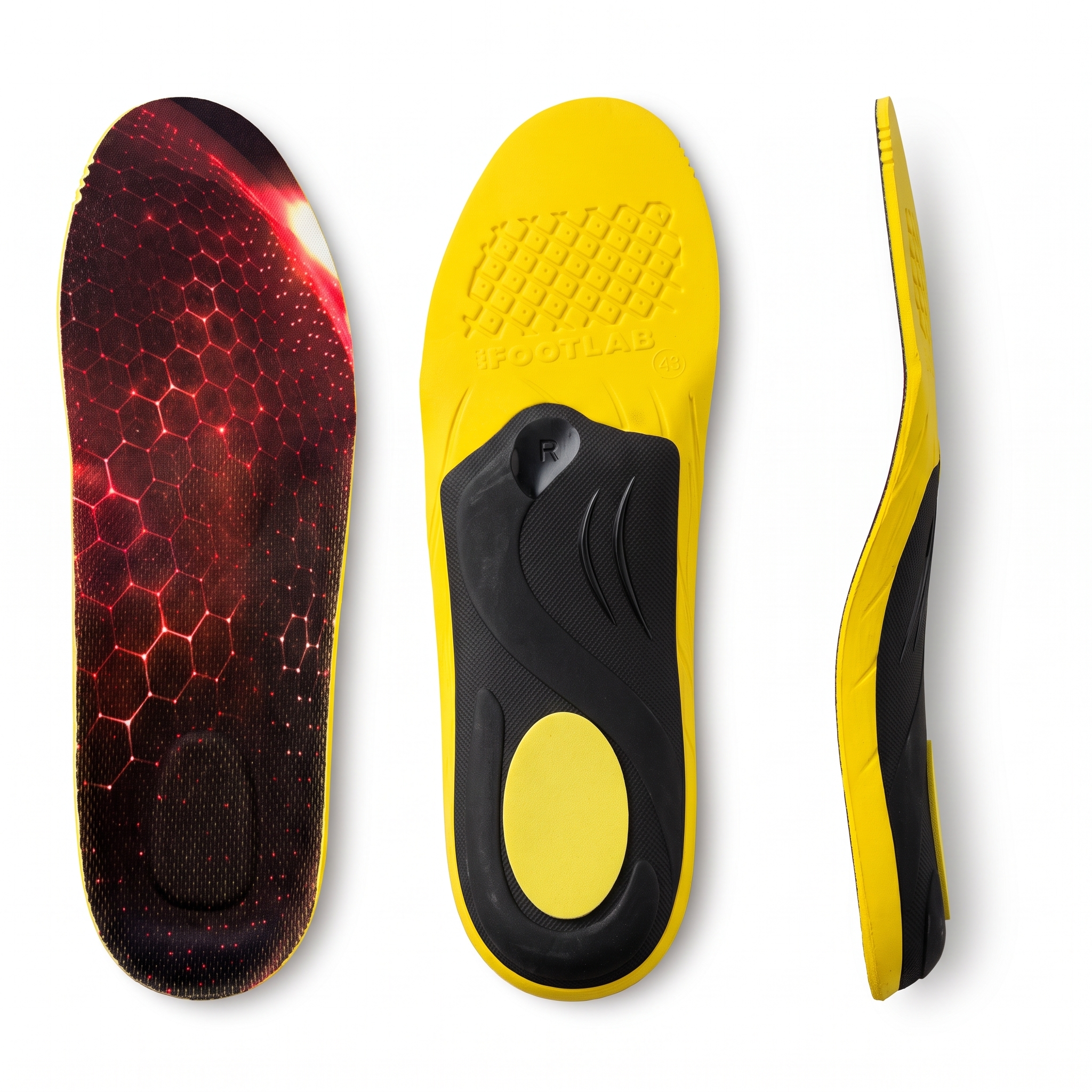 نعل شبكة عين الطائر + EVA/PORON JJ-YM-017 كاجوال ويومي insole | Jijia Insole